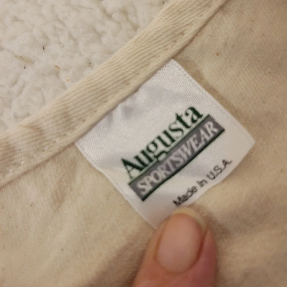 Vintage Success Brown Rice Apron Natural Cotton Canvas Made in USA Augusta Pocke